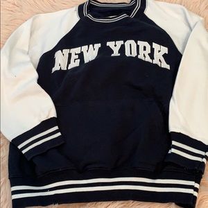 Navy blue New York Crew neck